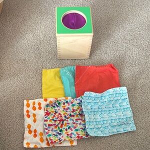 Lovevery Colorful Kids Tissue Box Toy